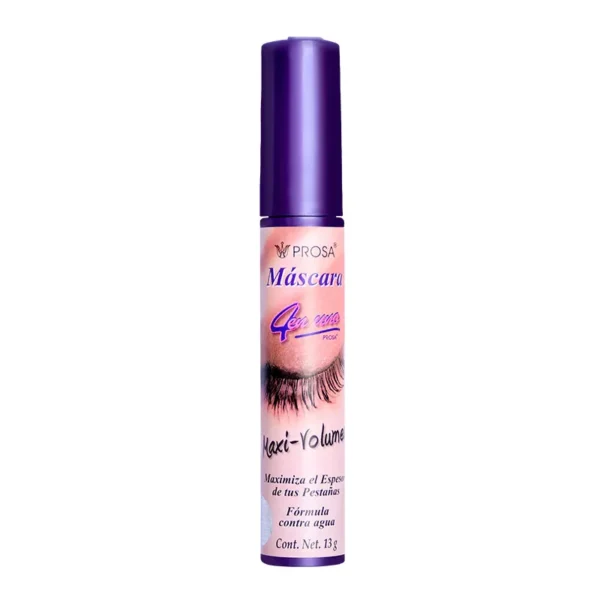 MASCARA MAXI-VOLUMEN TAPA MORADA PROSA