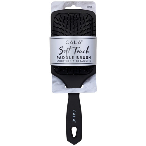 SOFT TOUCH PADDLE BRUSH BLACK