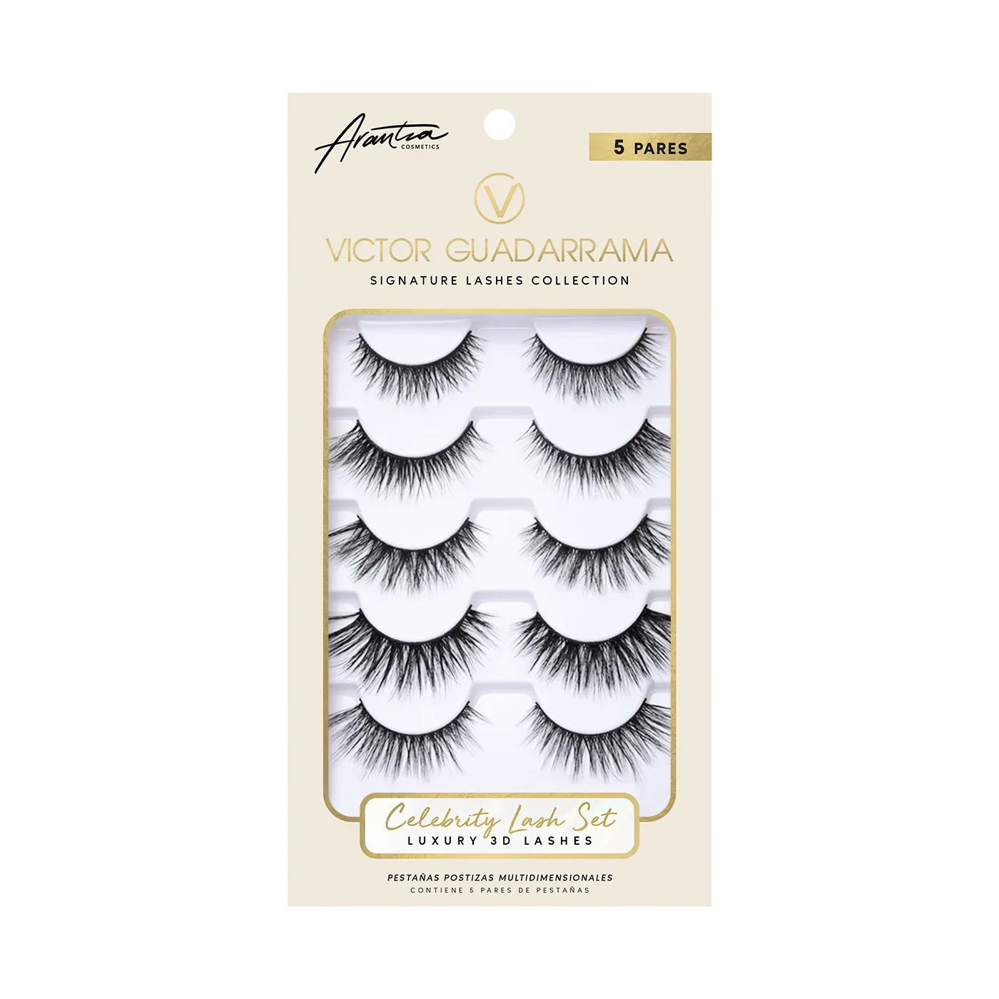 VICTOR GUADARRAMA SET  5P LASHES