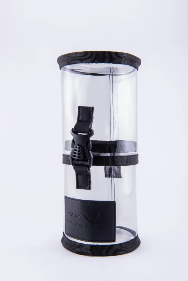 BOTE TRANSPARENTE PARA BROCHAS MF