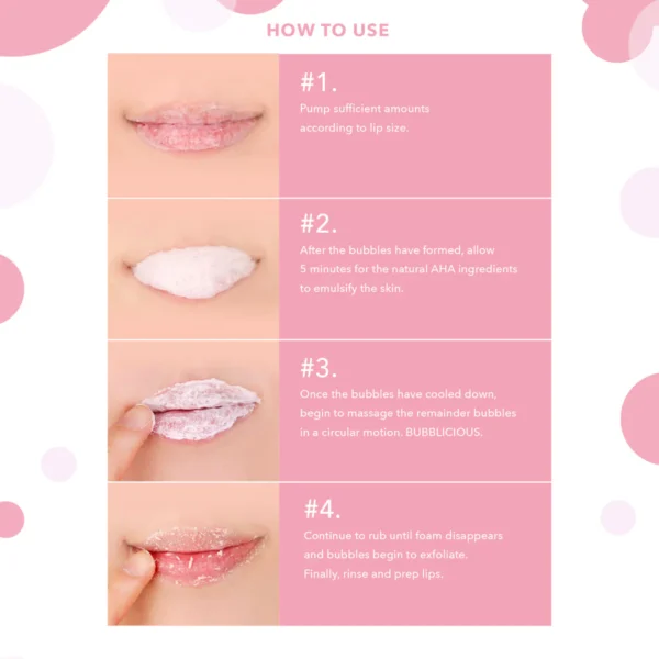 BUBBLELICIOUS LIP EXFOLIATOR - Image 3