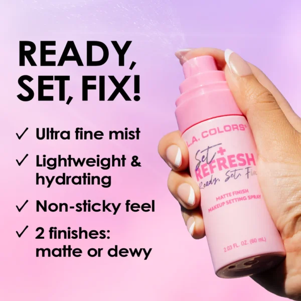 MATTE SETTING SPRAY L.A. COLORS - Image 4