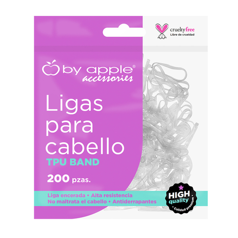 LIGAS PARA CABELLO TRANSPARENTES